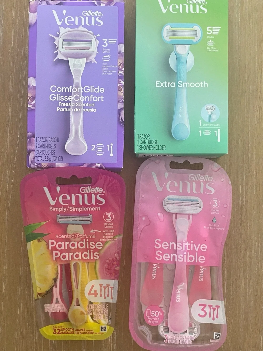 4pk Razor Bundle